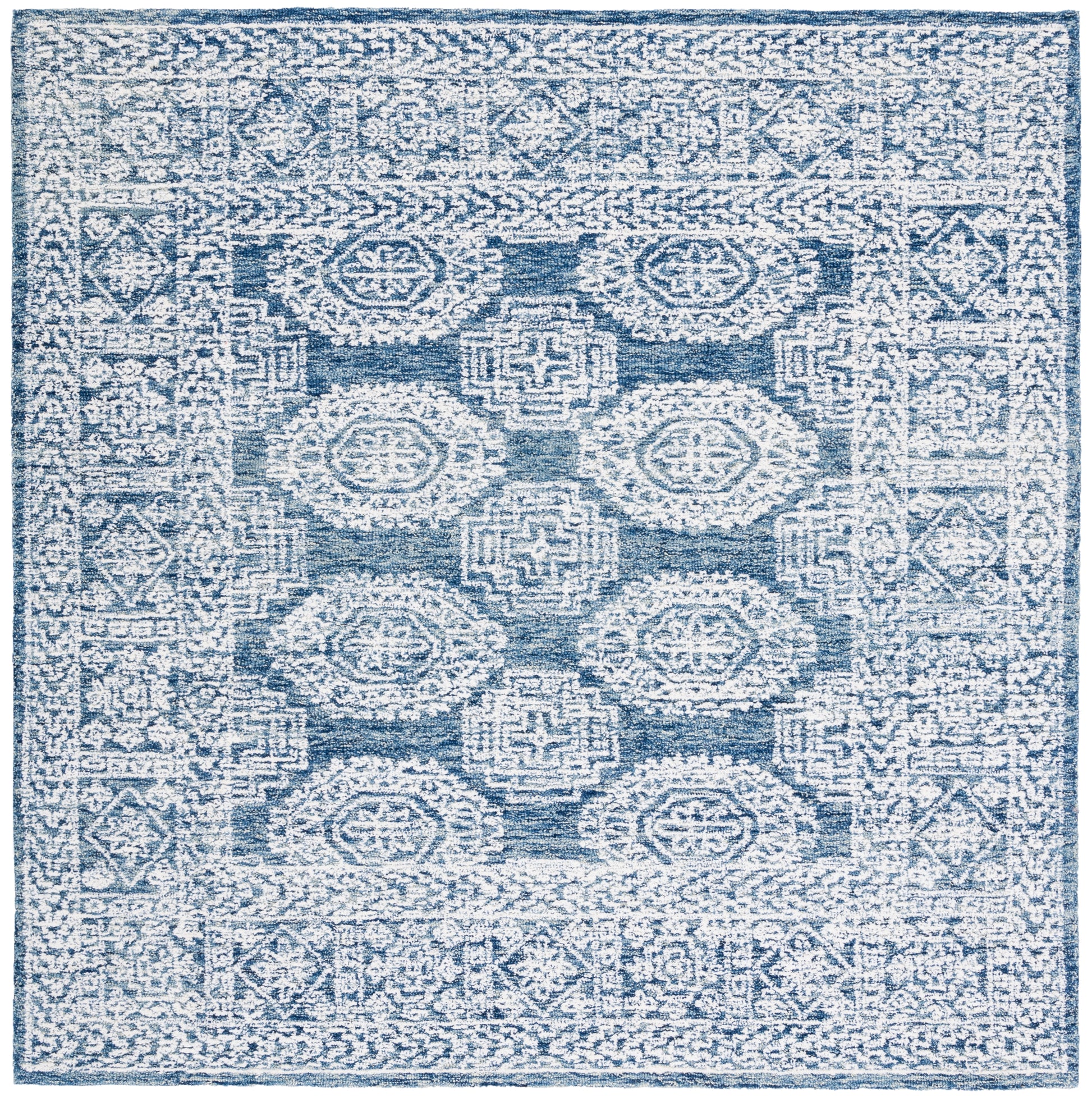 Safavieh Metro Met803M Natural/Blue Area Rug