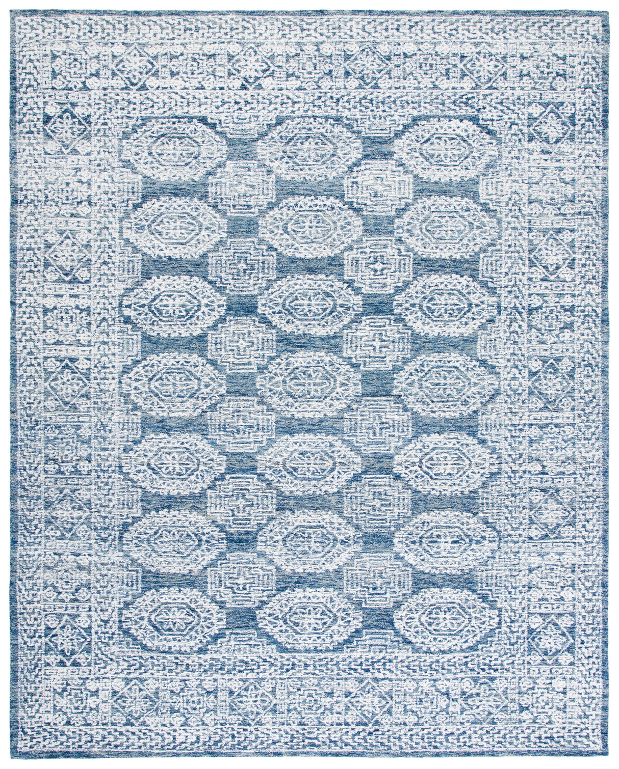 Safavieh Metro Met803M Natural/Blue Rugs.