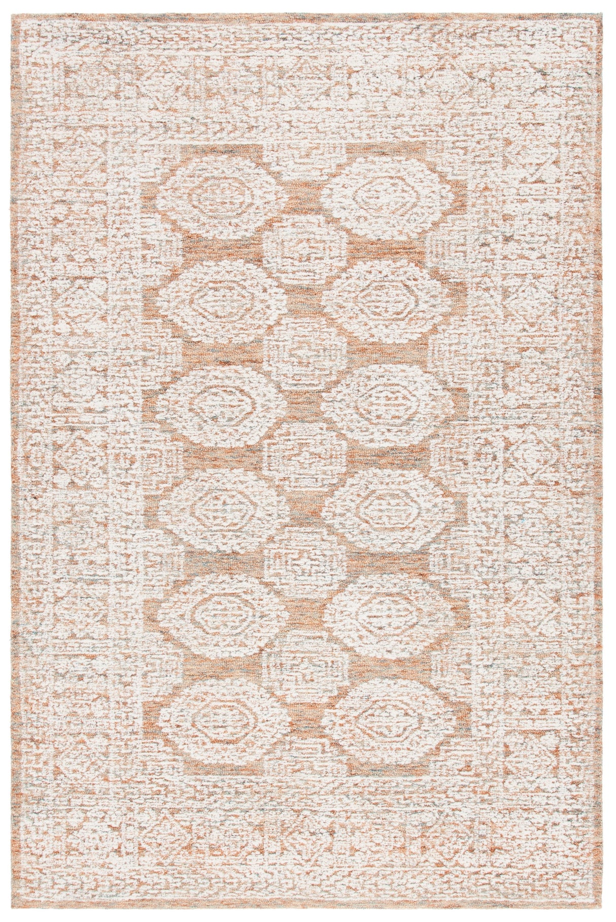 Safavieh Metro Met803P Natural/Rust Rugs.