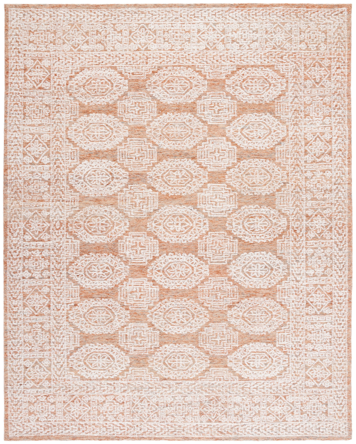 Safavieh Metro Met803P Natural/Rust Rugs.