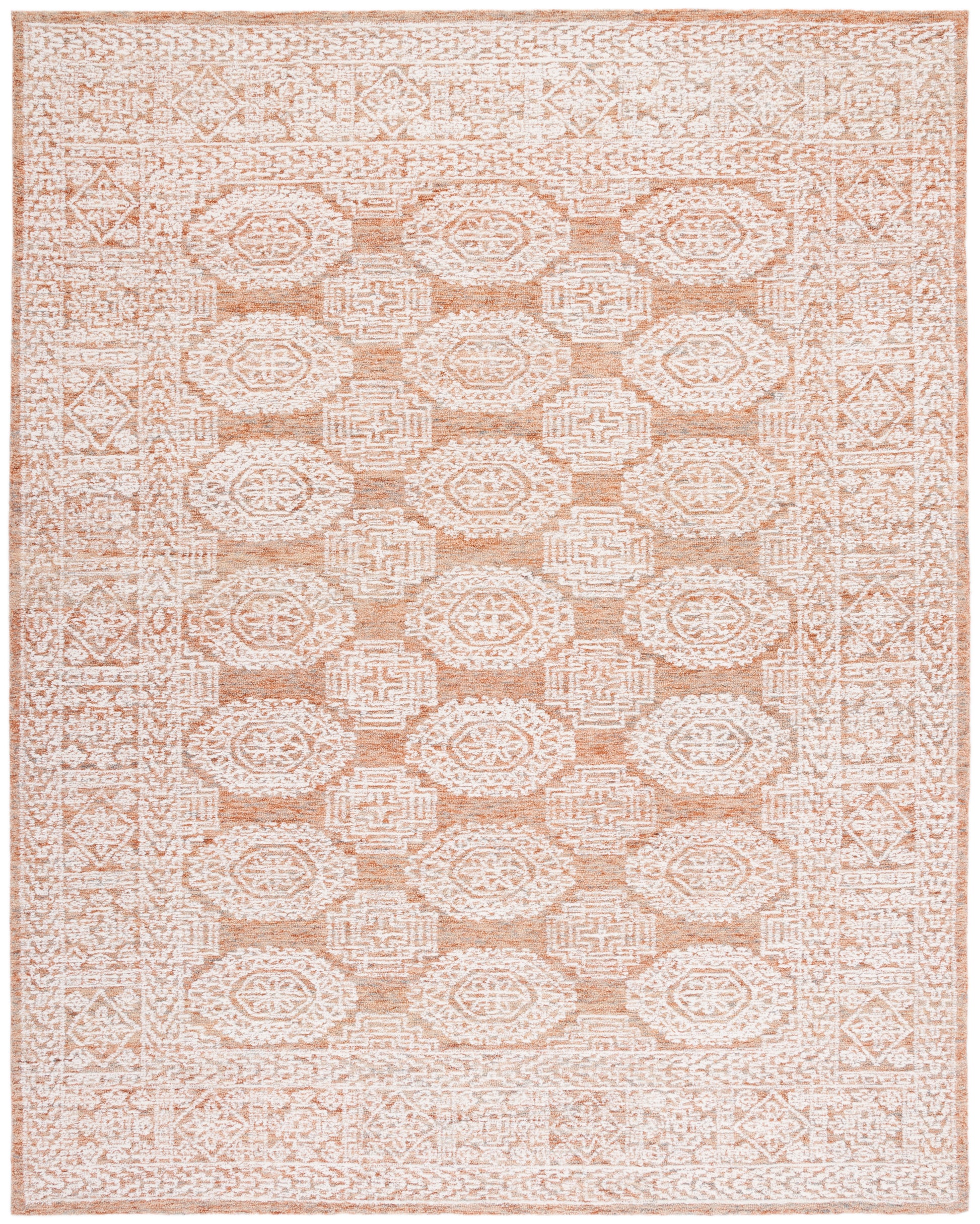 Safavieh Metro Met803P Natural/Rust Area Rug