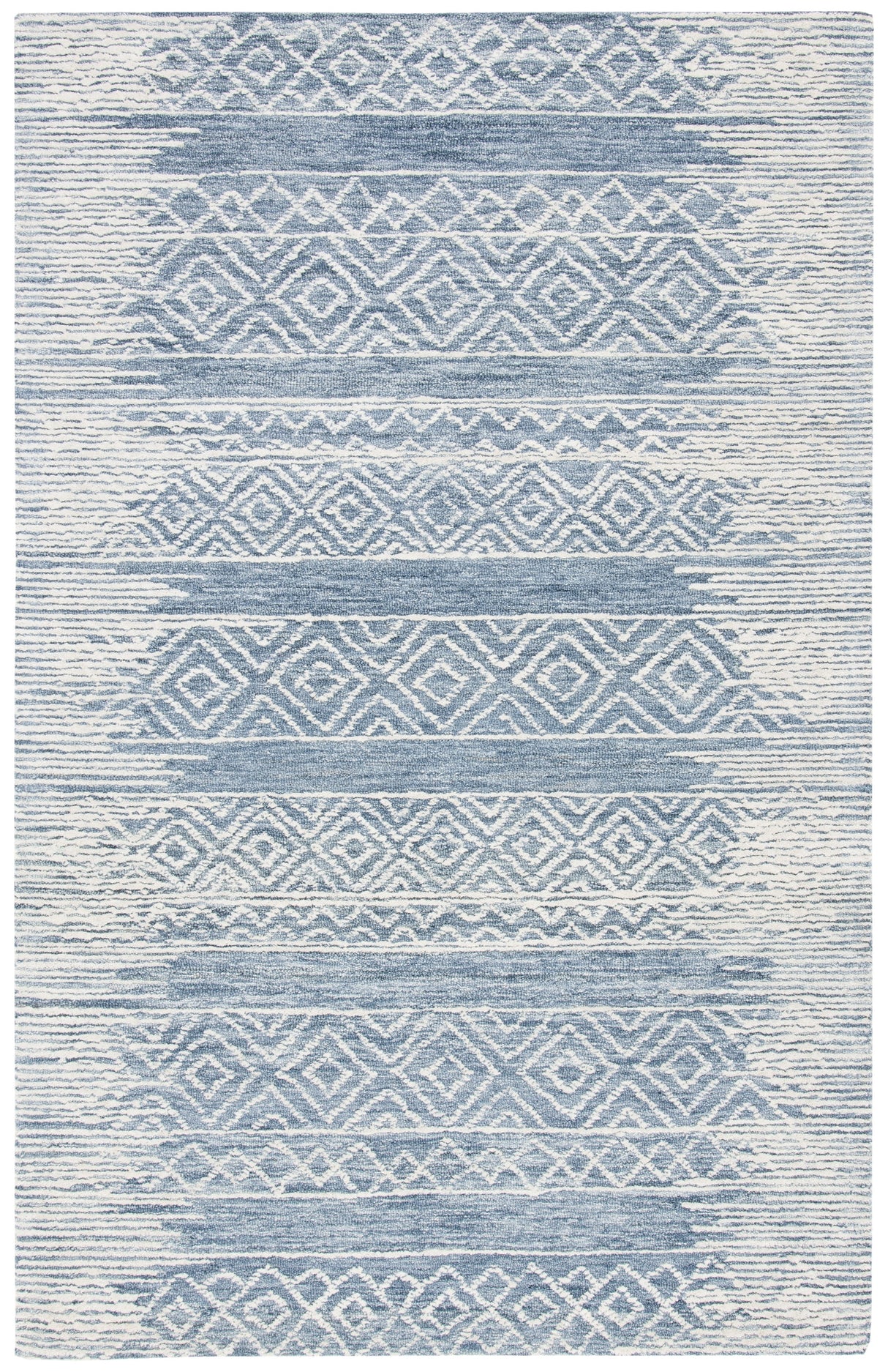 Safavieh Metro Met804M Natural/Blue Rugs.