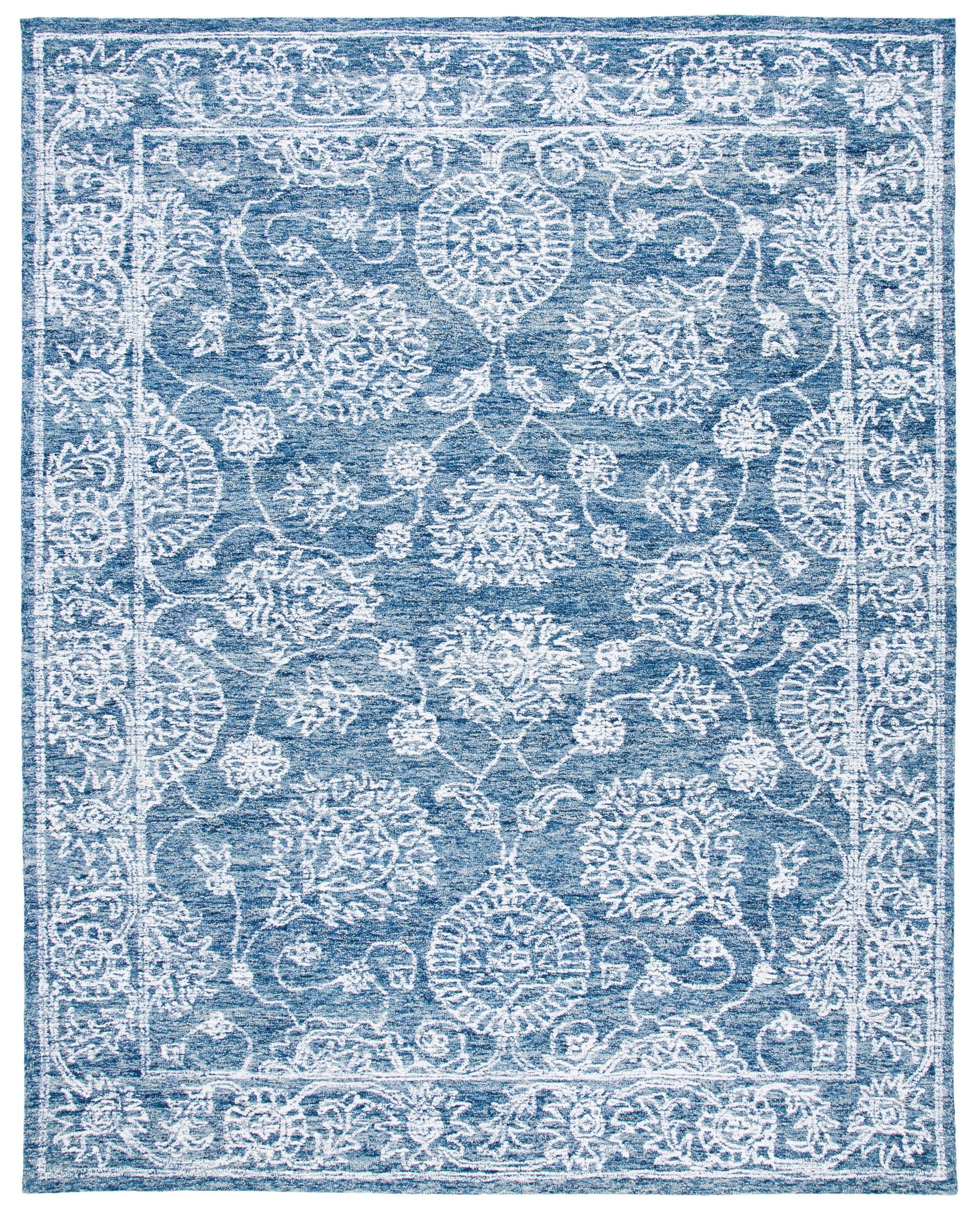 Safavieh Metro Met806M Natural/Blue Area Rug