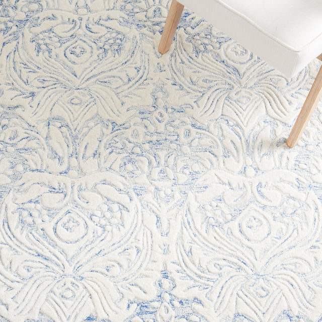 Safavieh Metro Met850M Blue/Ivory Rug.