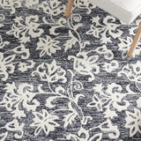 Safavieh Metro Met853Z Black/Ivory Rug.