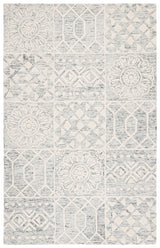 Safavieh Metro Met855F Silver/Ivory Rug.