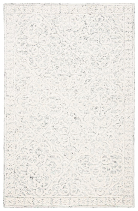 Safavieh Metro Met857F Silver/Ivory Rug.