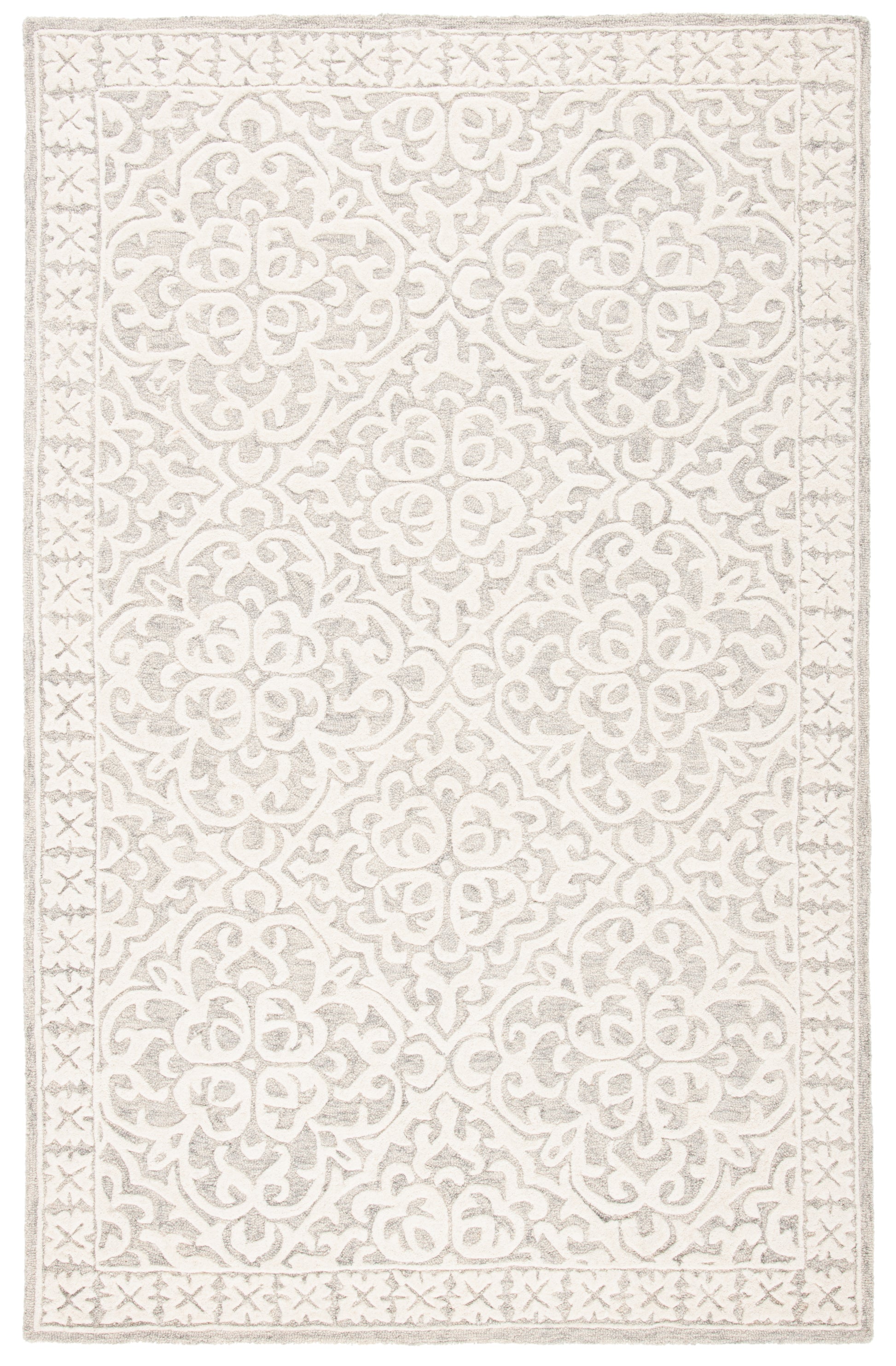 Safavieh Metro Met857G Grey/Ivory Area Rug