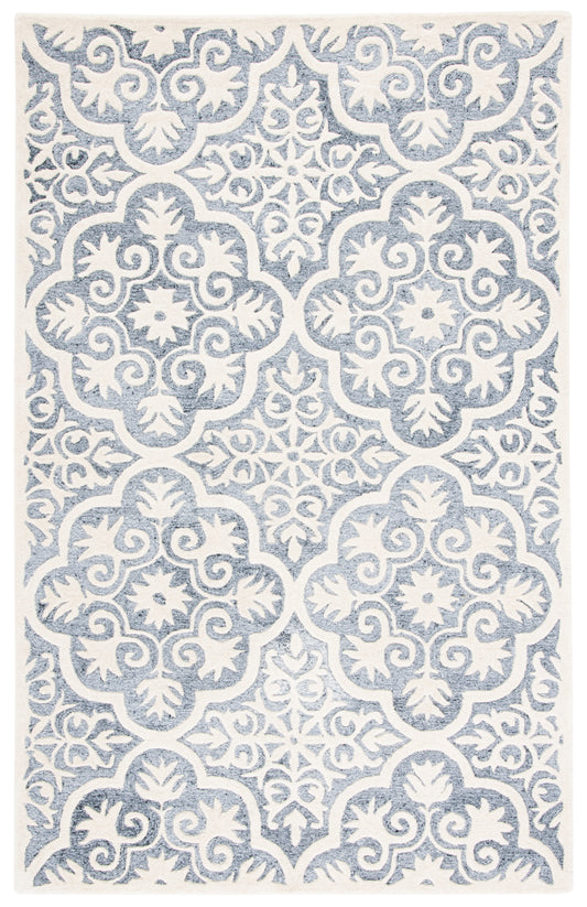 Safavieh Metro Met859L Light Blue/Ivory Area Rug