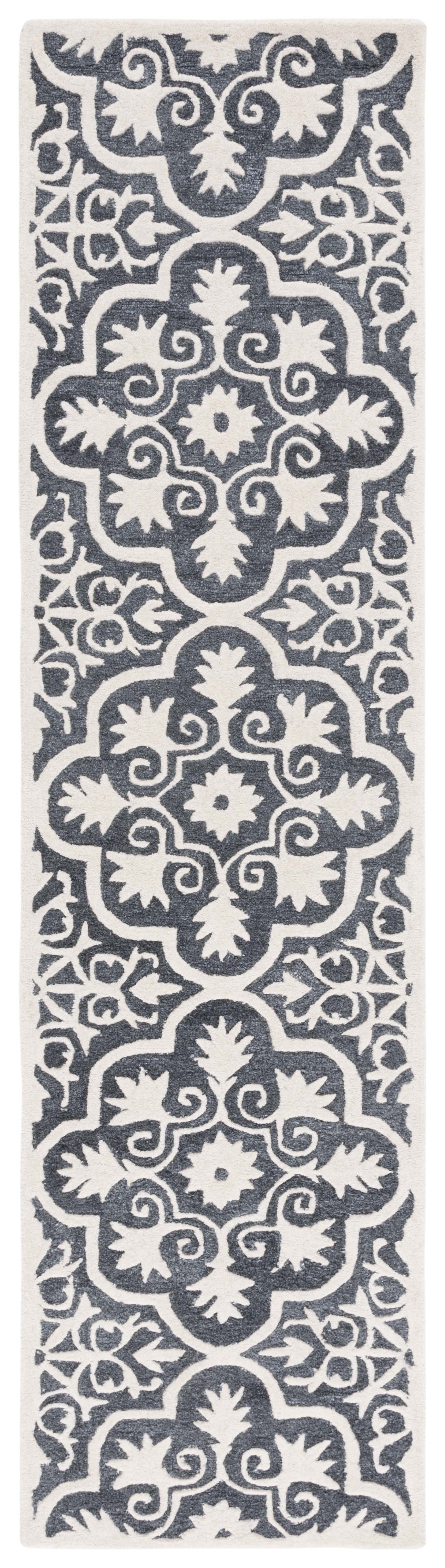 Safavieh Metro Met859Z Black/Ivory Area Rug