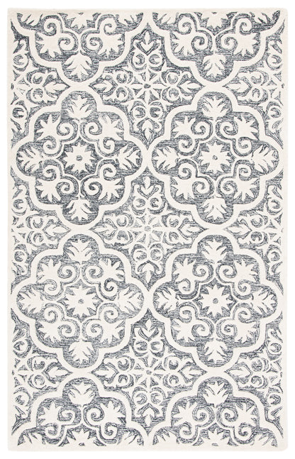 Safavieh Metro Met859Z Black/Ivory Area Rug