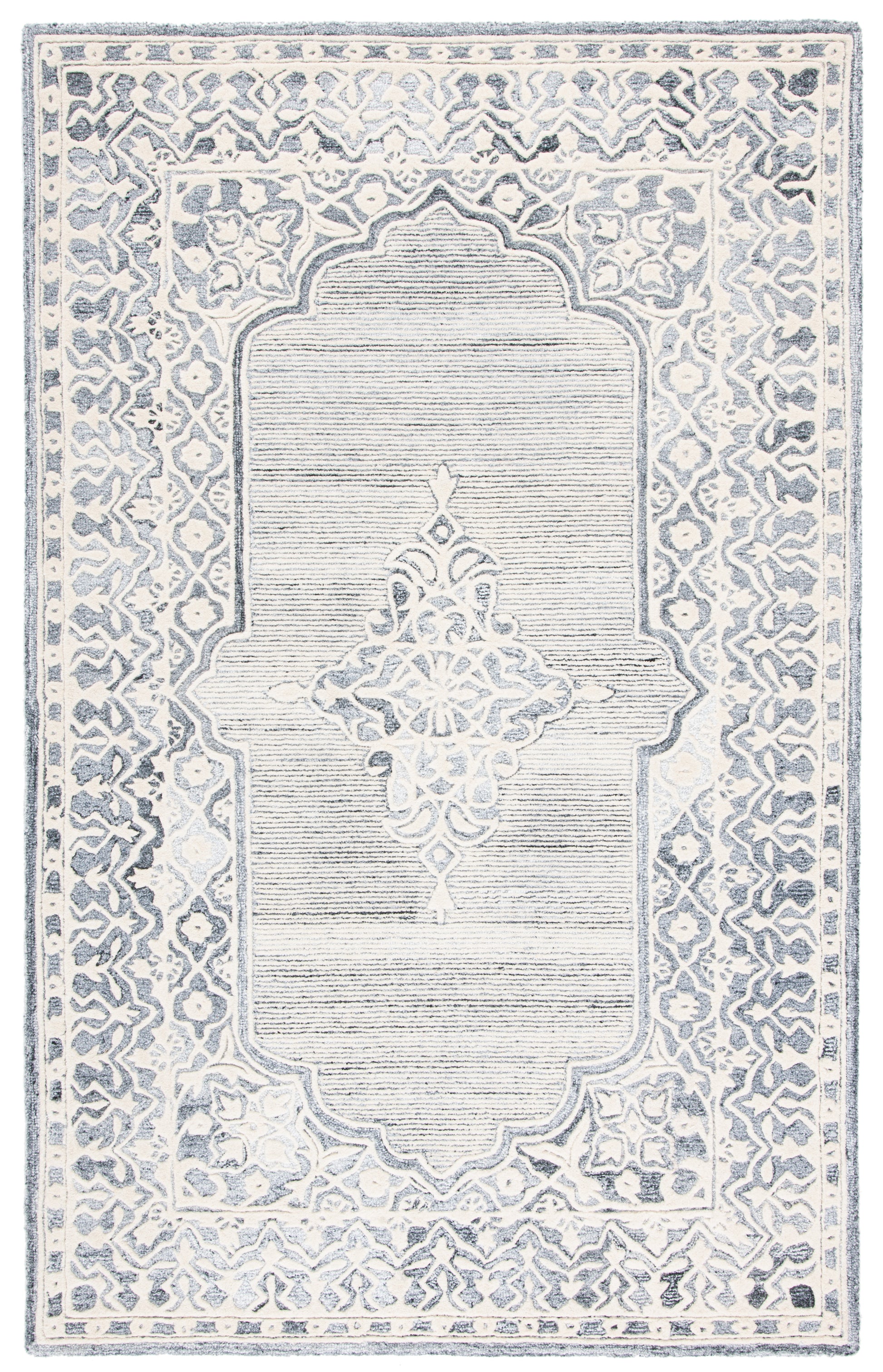 Safavieh Metro Met861F Grey/Ivory Area Rug