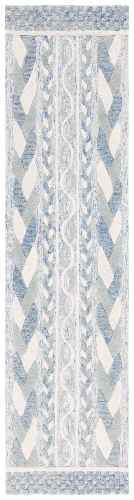 Safavieh Metro Met863M Blue/Ivory Rug.