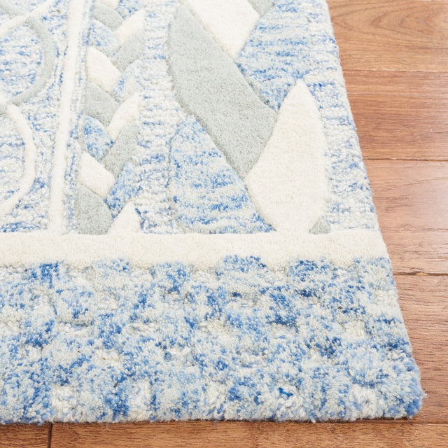 Safavieh Metro Met863M Blue/Ivory Rug.