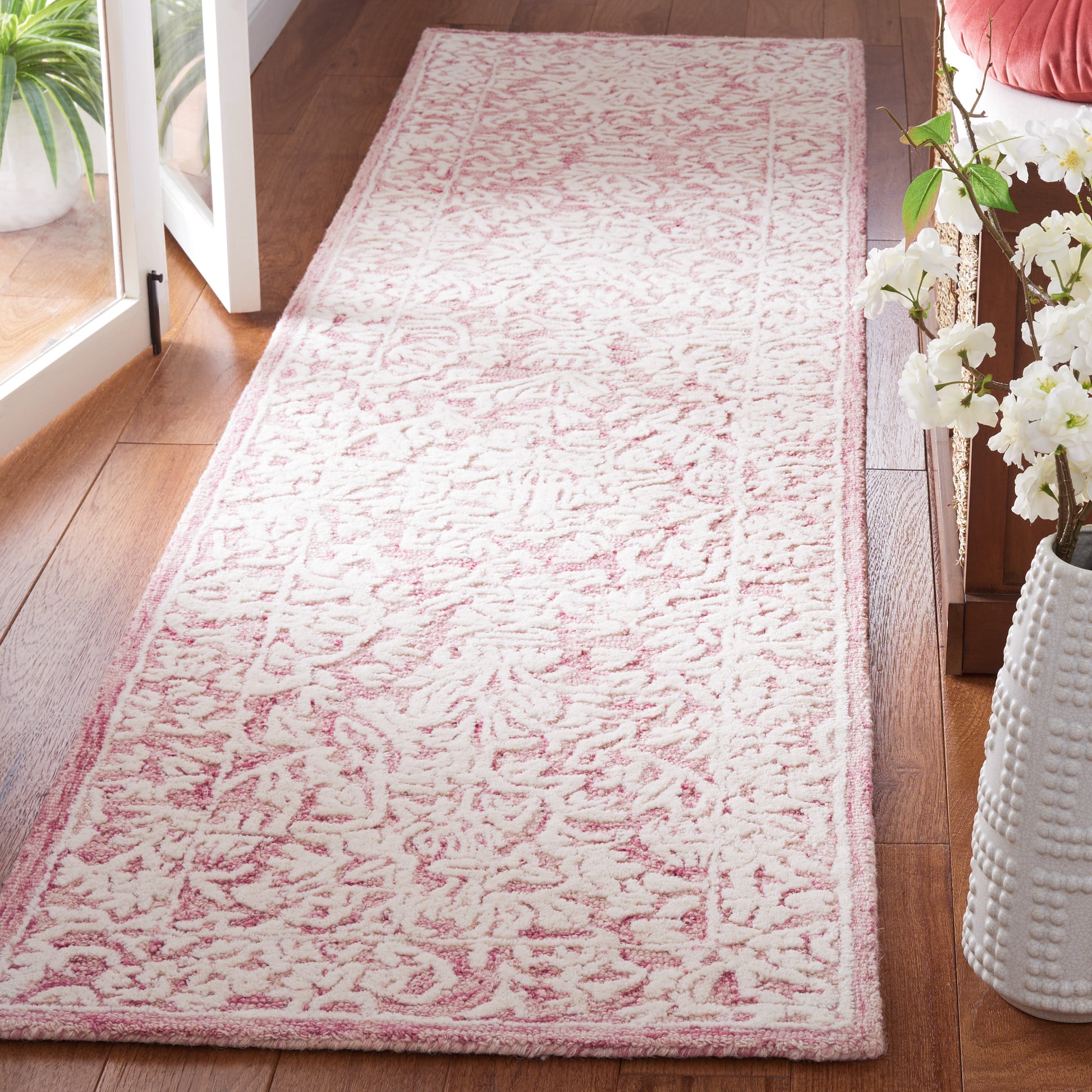 Safavieh Metro Met864U Pink/Ivory Area Rug