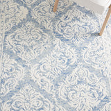 Safavieh Metro Met865M Blue/Ivory Rug.
