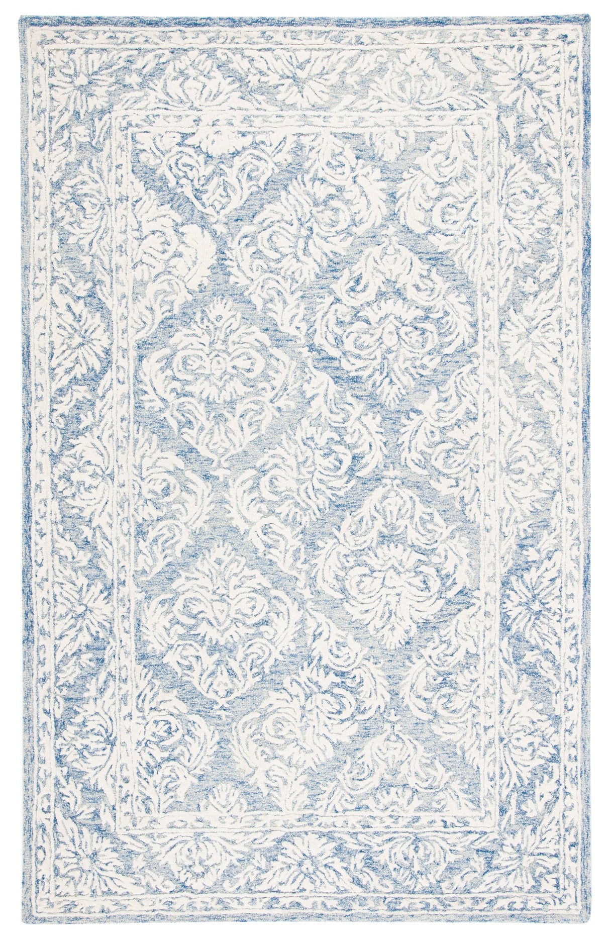 Safavieh Metro Met865M Blue/Ivory Rug.