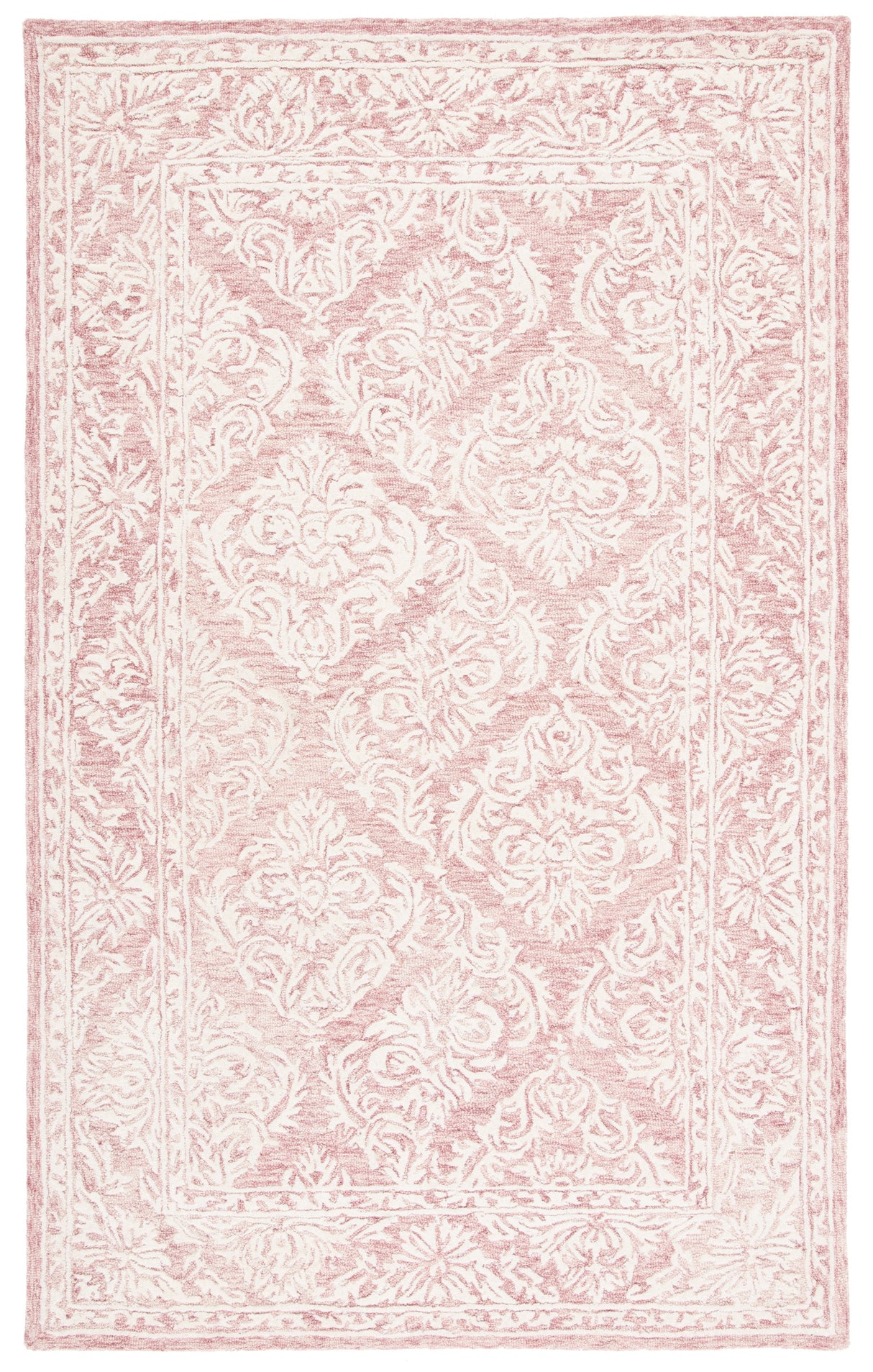 Safavieh Metro Met865U Pink/Ivory Rug.