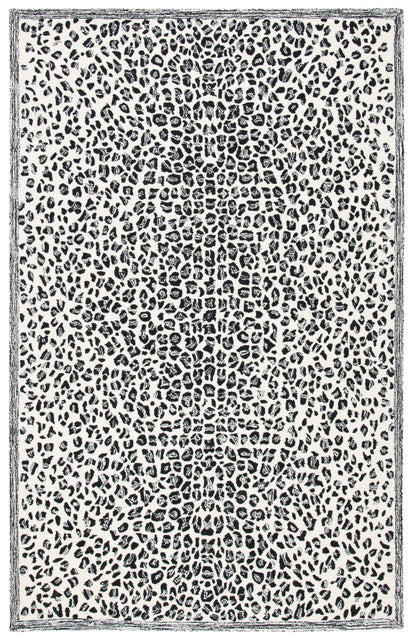 Safavieh Metro Met868Z Black/Ivory Area Rug