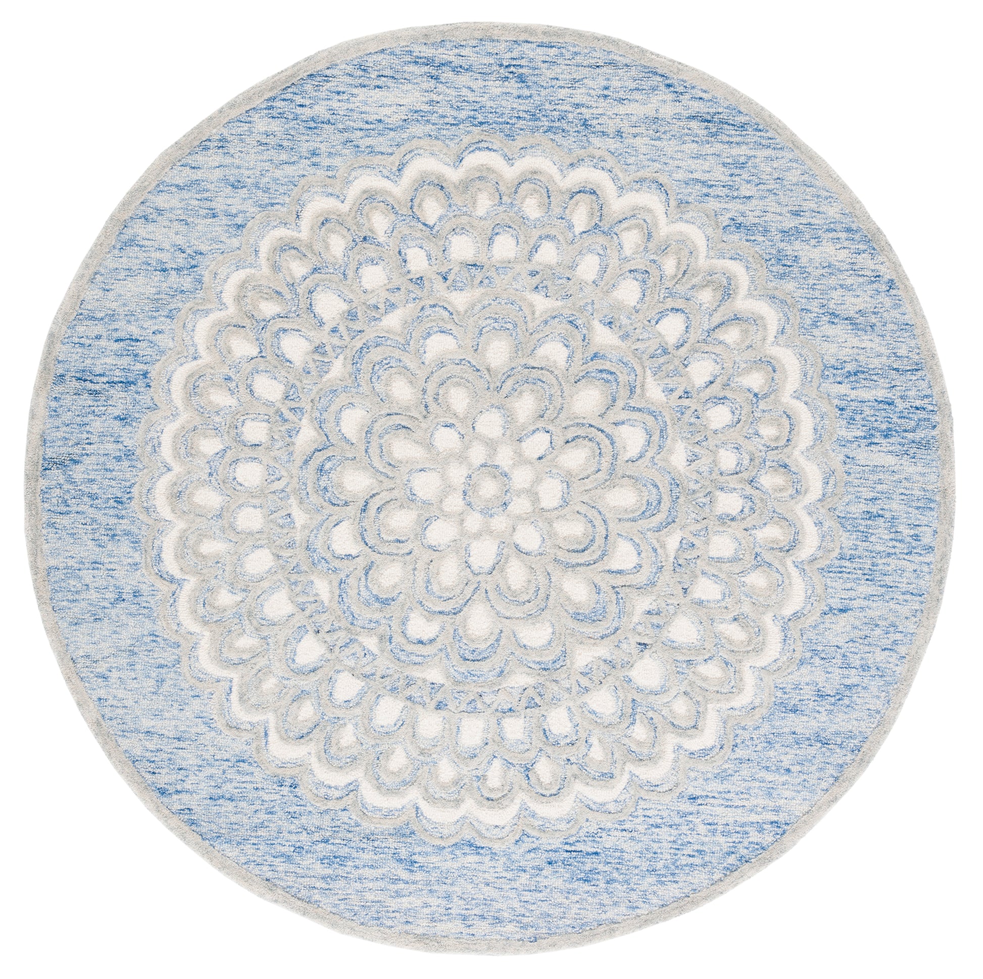 Safavieh Metro Met901M Blue/Ivory Area Rug