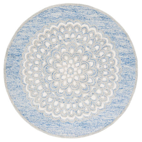 Safavieh Metro Met901M Blue/Ivory Rug.