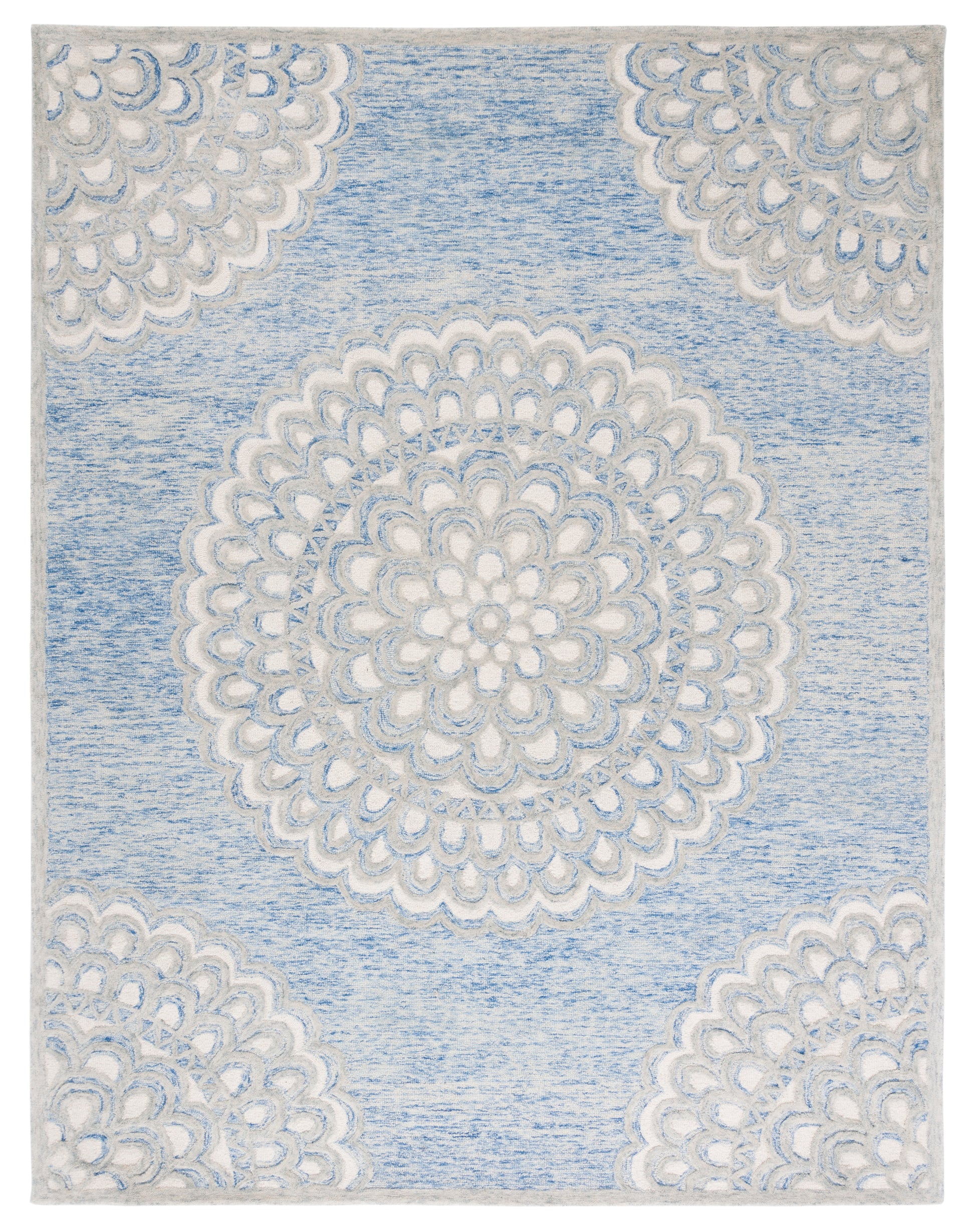 Safavieh Metro Met901M Blue/Ivory Area Rug