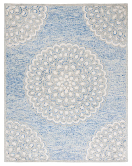 Safavieh Metro Met901M Blue/Ivory Rug.