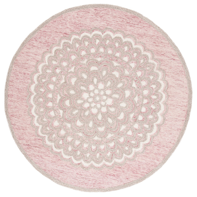 Safavieh Metro Met901U Dark Pink/Ivory Rug.