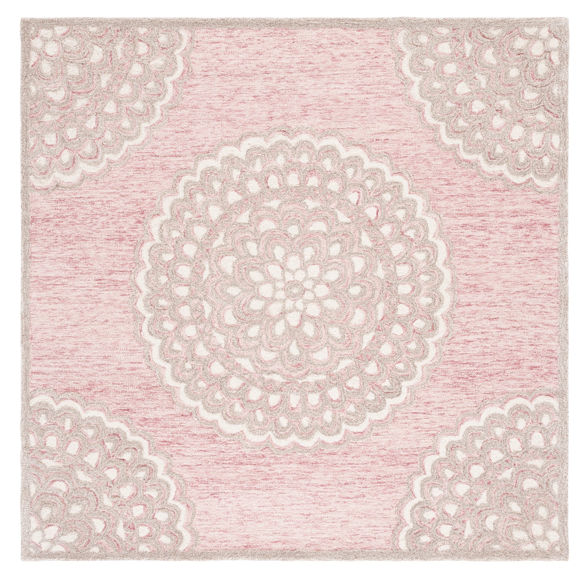 Safavieh Metro Met901U Dark Pink/Ivory Area Rug