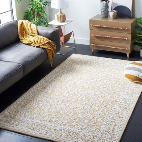 Safavieh Metro Met903D Gold/Ivory Rug.