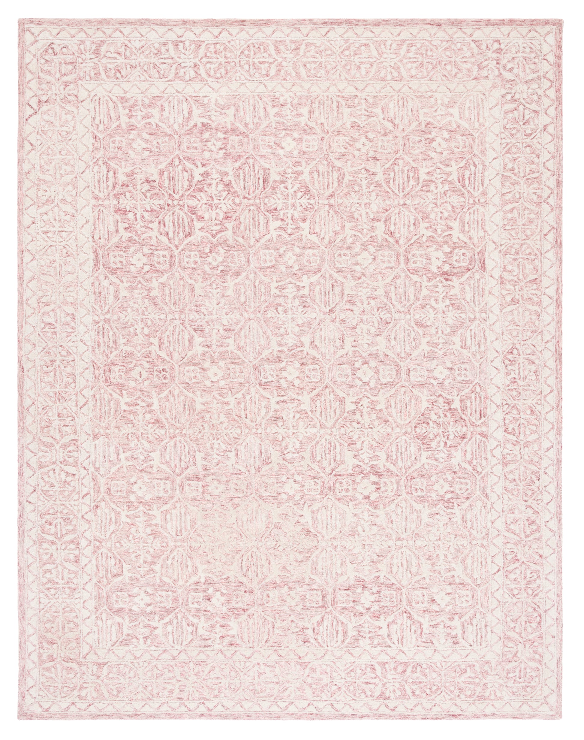 Safavieh Metro Met903U Dark Pink/Ivory Area Rug