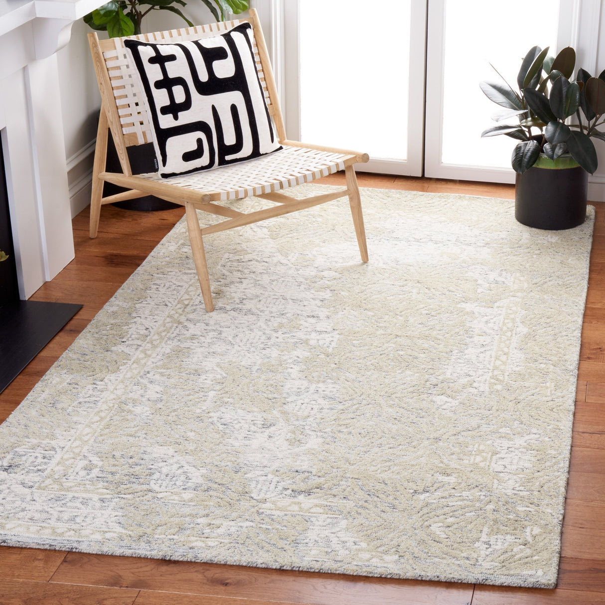 Safavieh Metro Met905F Grey/Ivory Rug.
