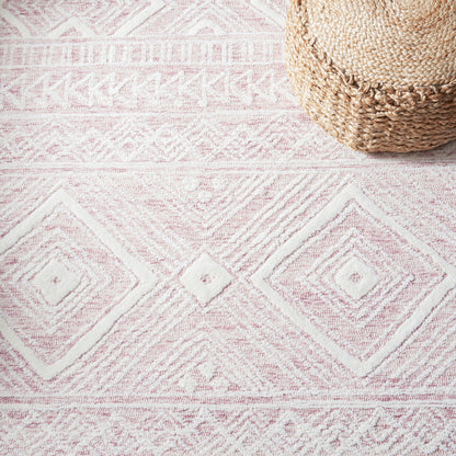 Safavieh Metro Met906U Dark Pink/Ivory Area Rug