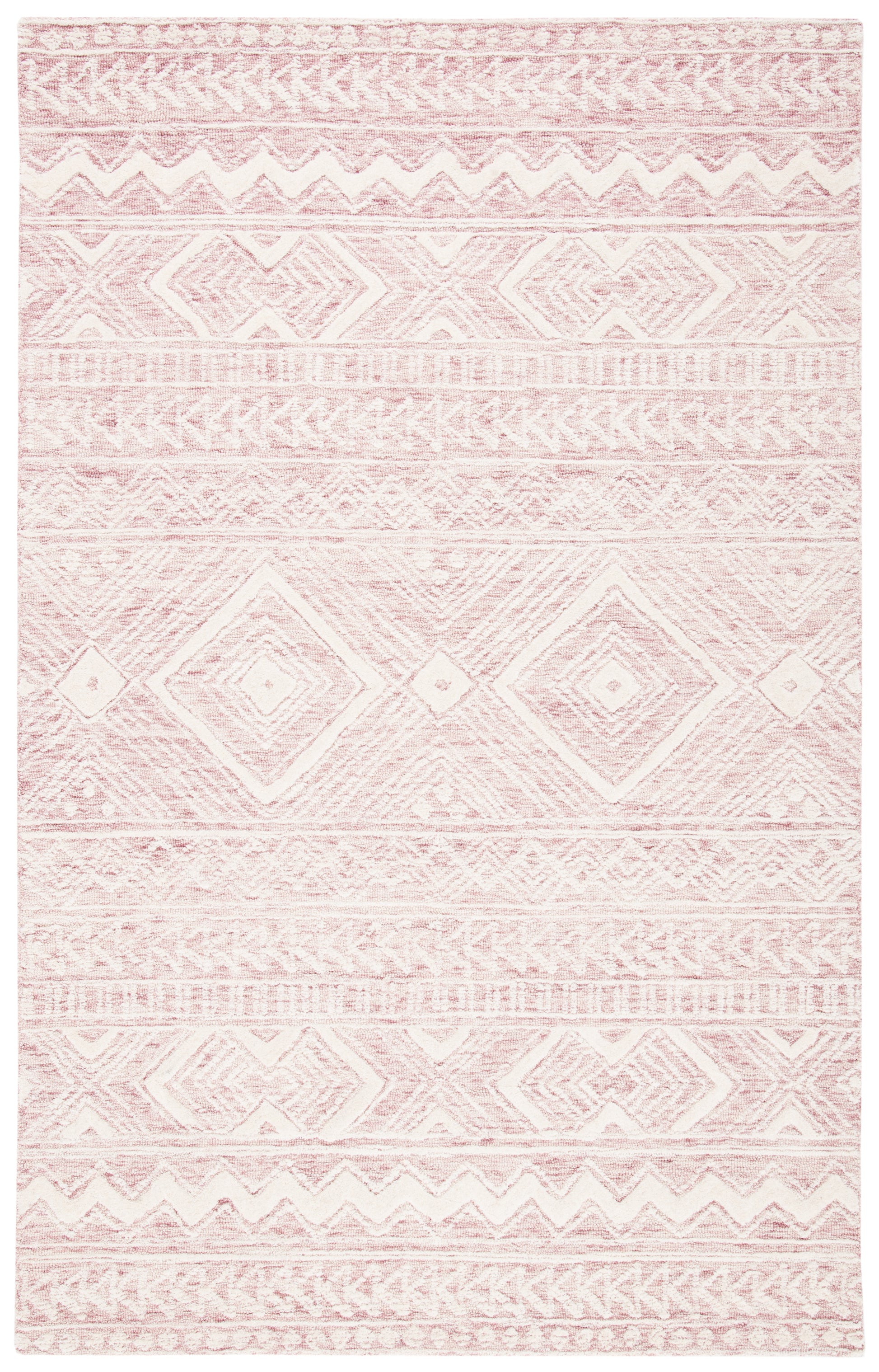 Safavieh Metro Met906U Dark Pink/Ivory Area Rug