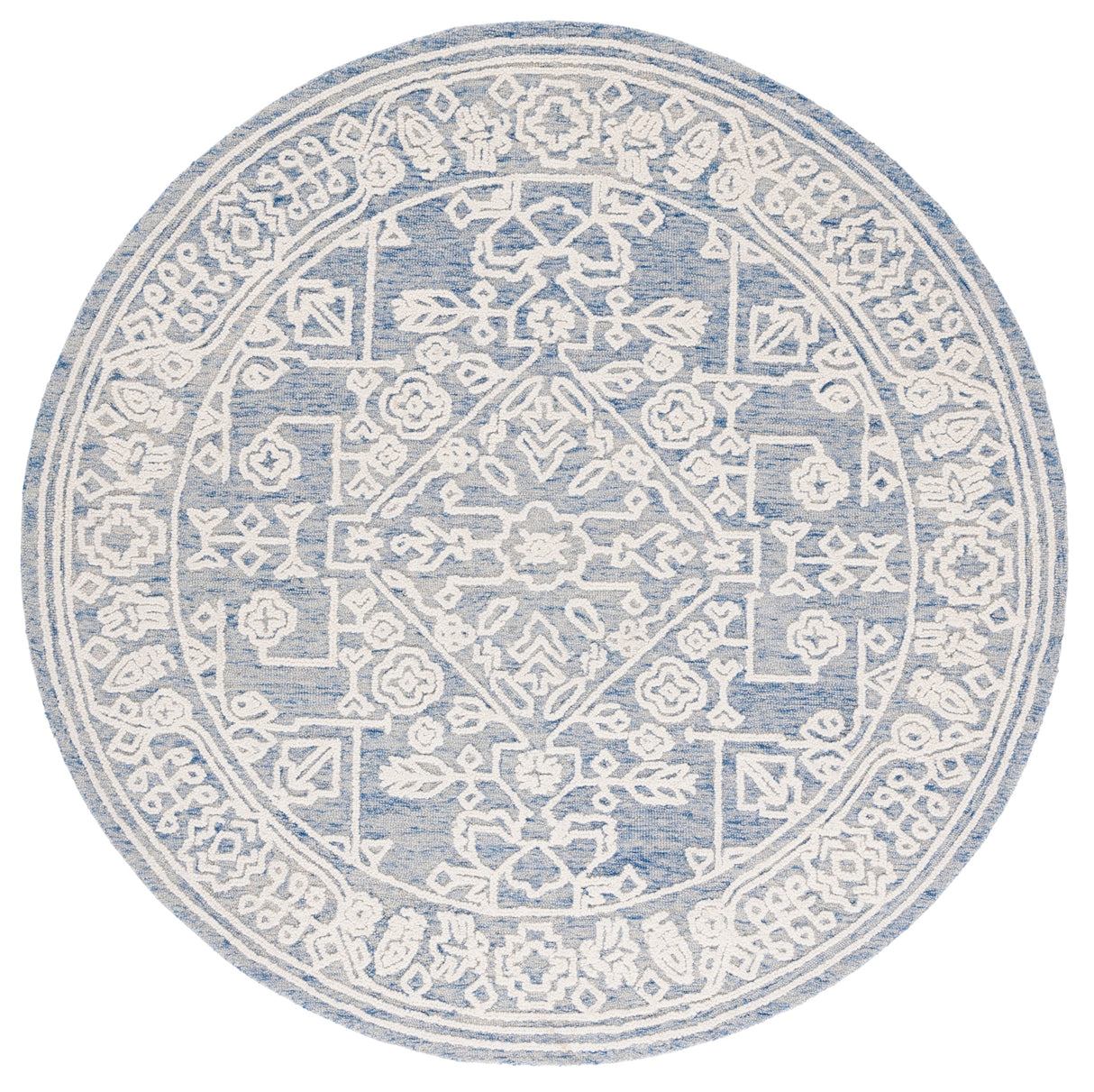 Safavieh Metro Met907M Blue/Ivory Rug.