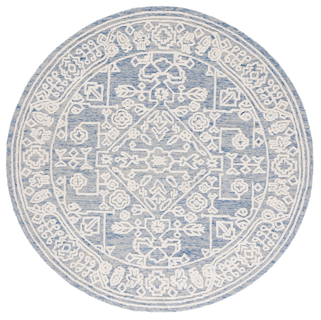 Safavieh Metro Met907M Blue/Ivory Rug.