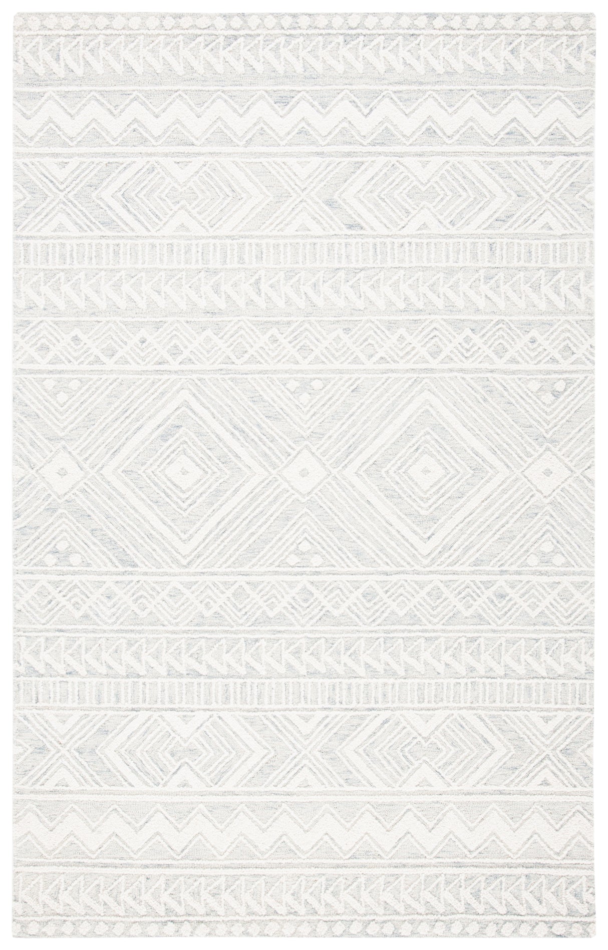 Safavieh Metro Met908F Light Grey/Ivory Rug.