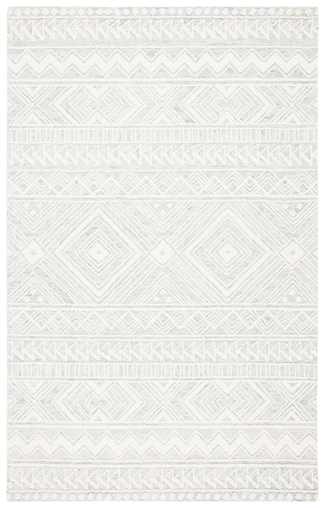 Safavieh Metro Met908F Light Grey/Ivory Rug.