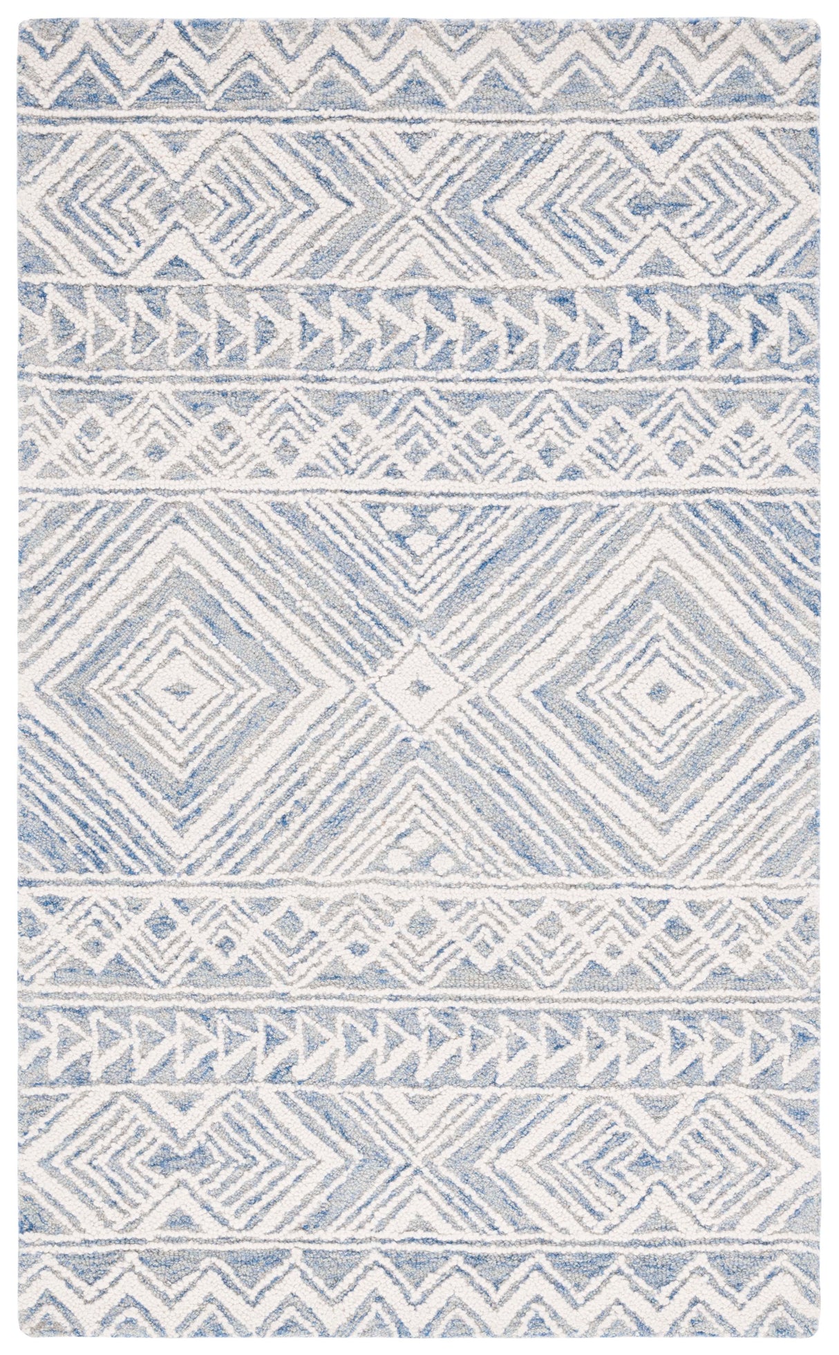 Safavieh Metro Met908M Blue/Ivory Rug.