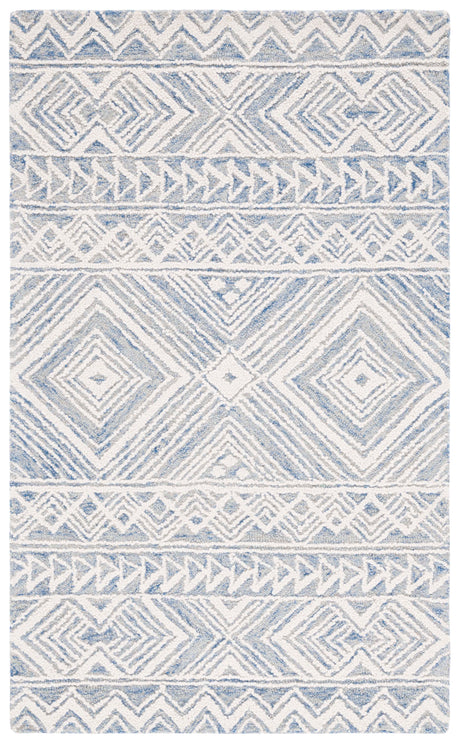 Safavieh Metro Met908M Blue/Ivory Rug.