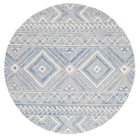 Safavieh Metro Met908M Blue/Ivory Rug.