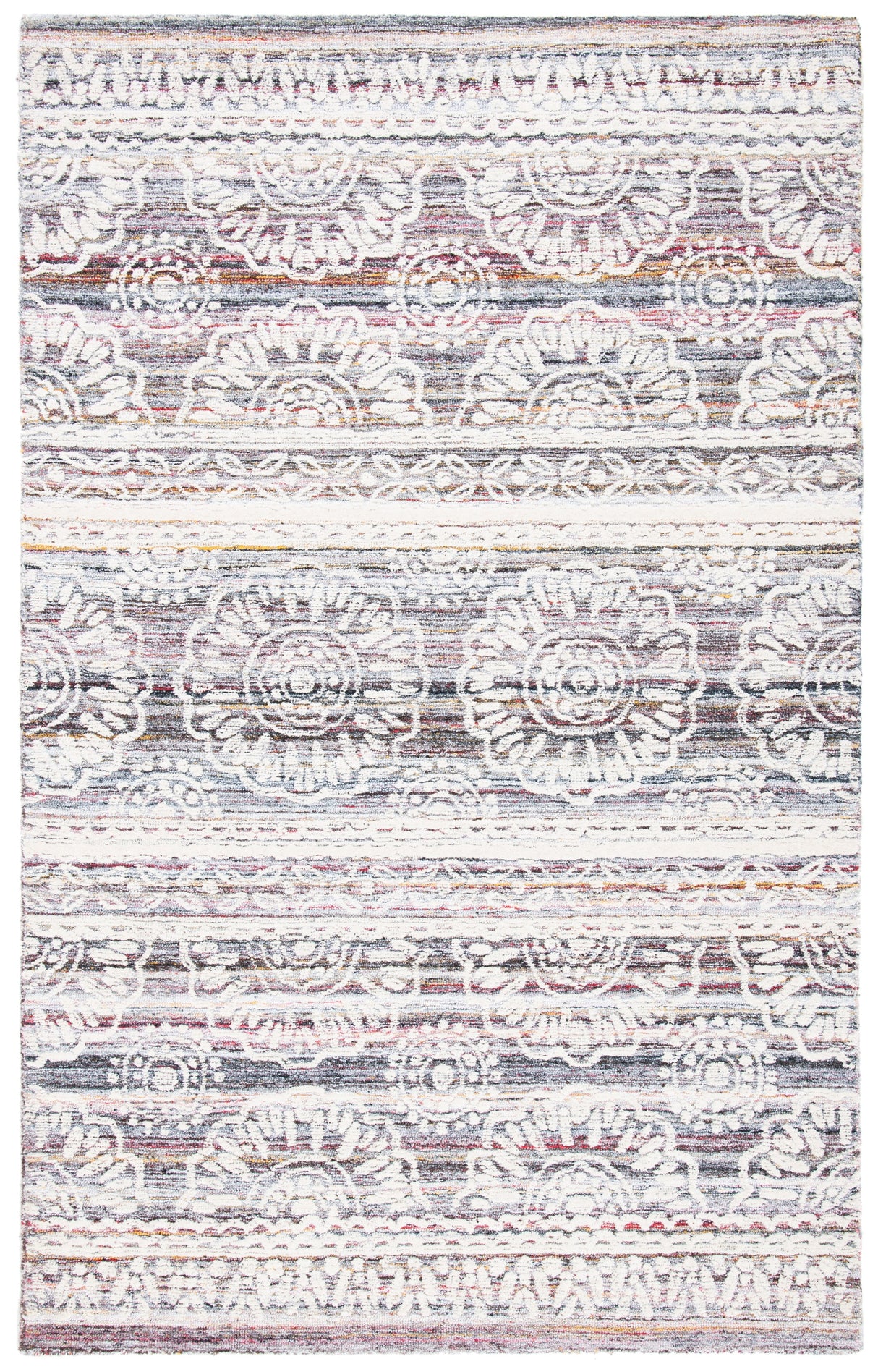 Safavieh Metro Met910Q Red/Ivory Rug.