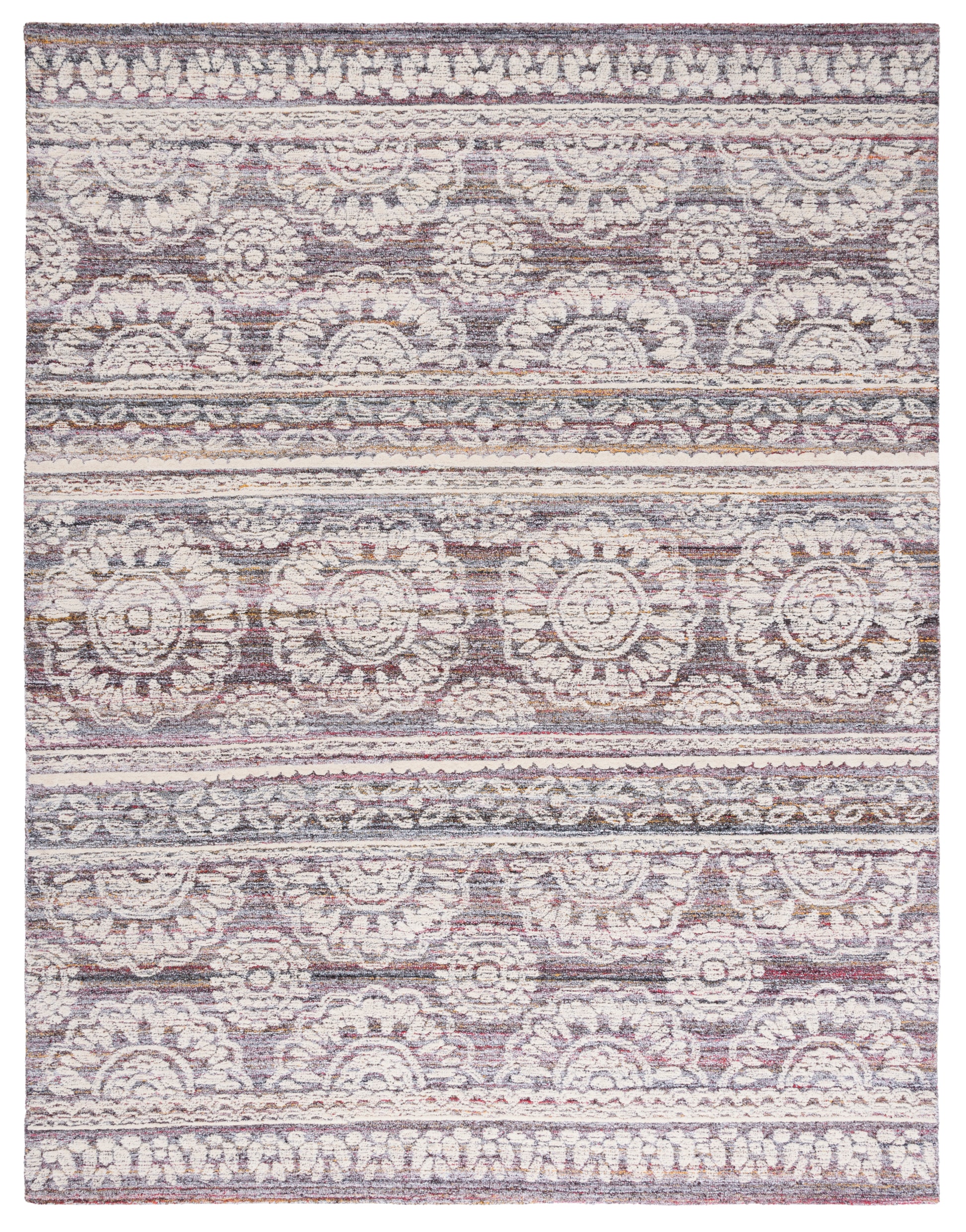 Safavieh Metro Met910Q Red/Ivory Area Rug