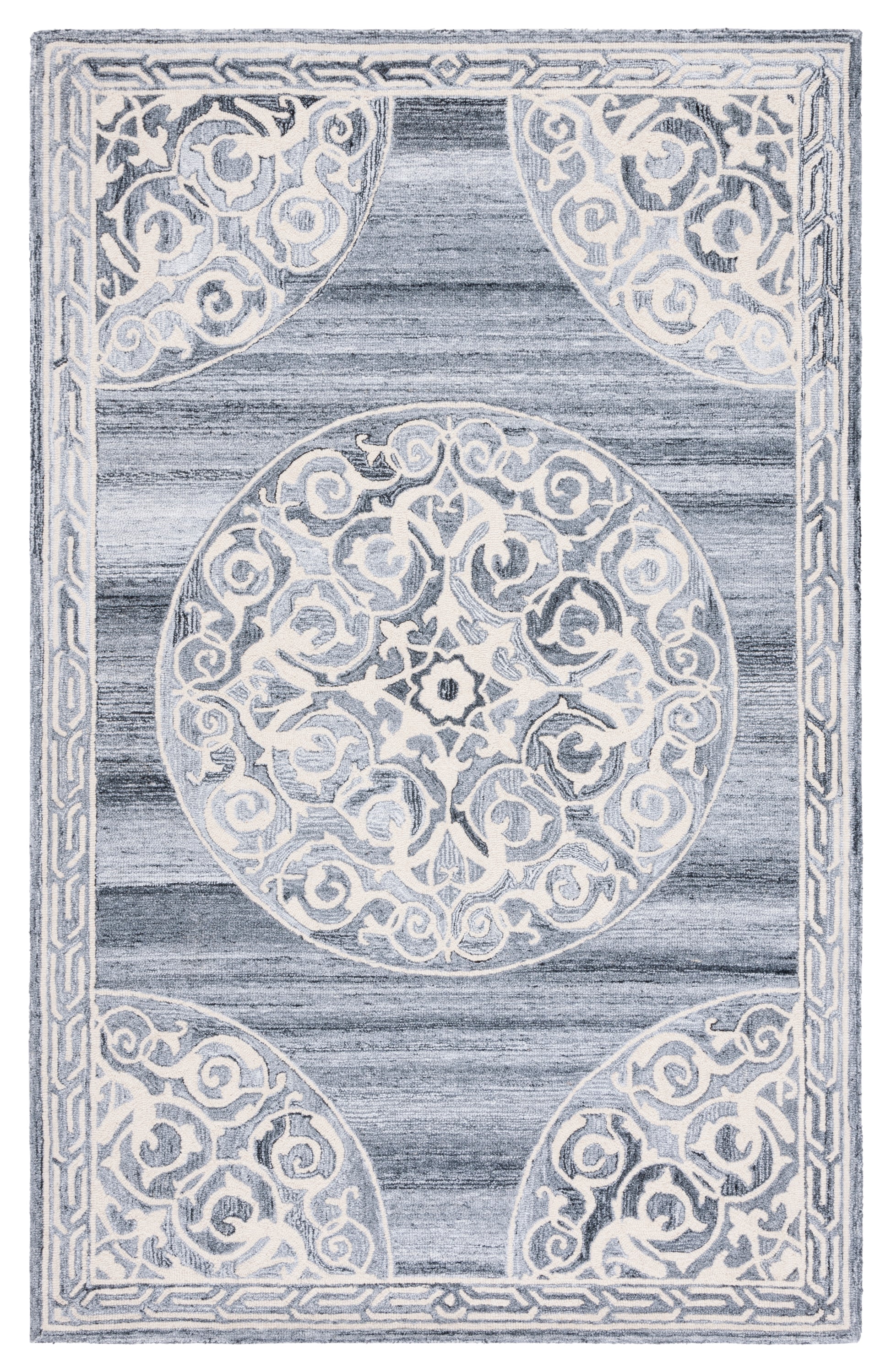 Safavieh Metro Met983F Grey/Ivory Area Rug