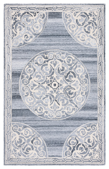 Safavieh Metro Met983F Grey/Ivory Rug.