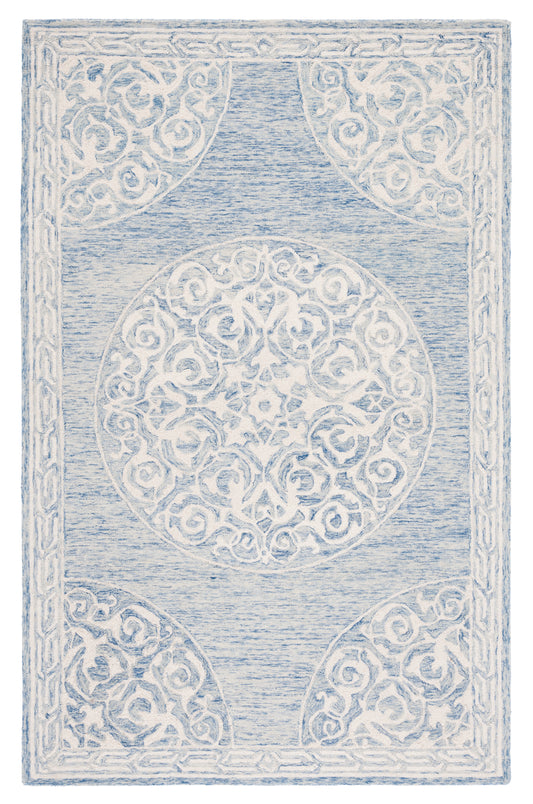 Safavieh Metro Met983M Blue/Ivory Area Rug