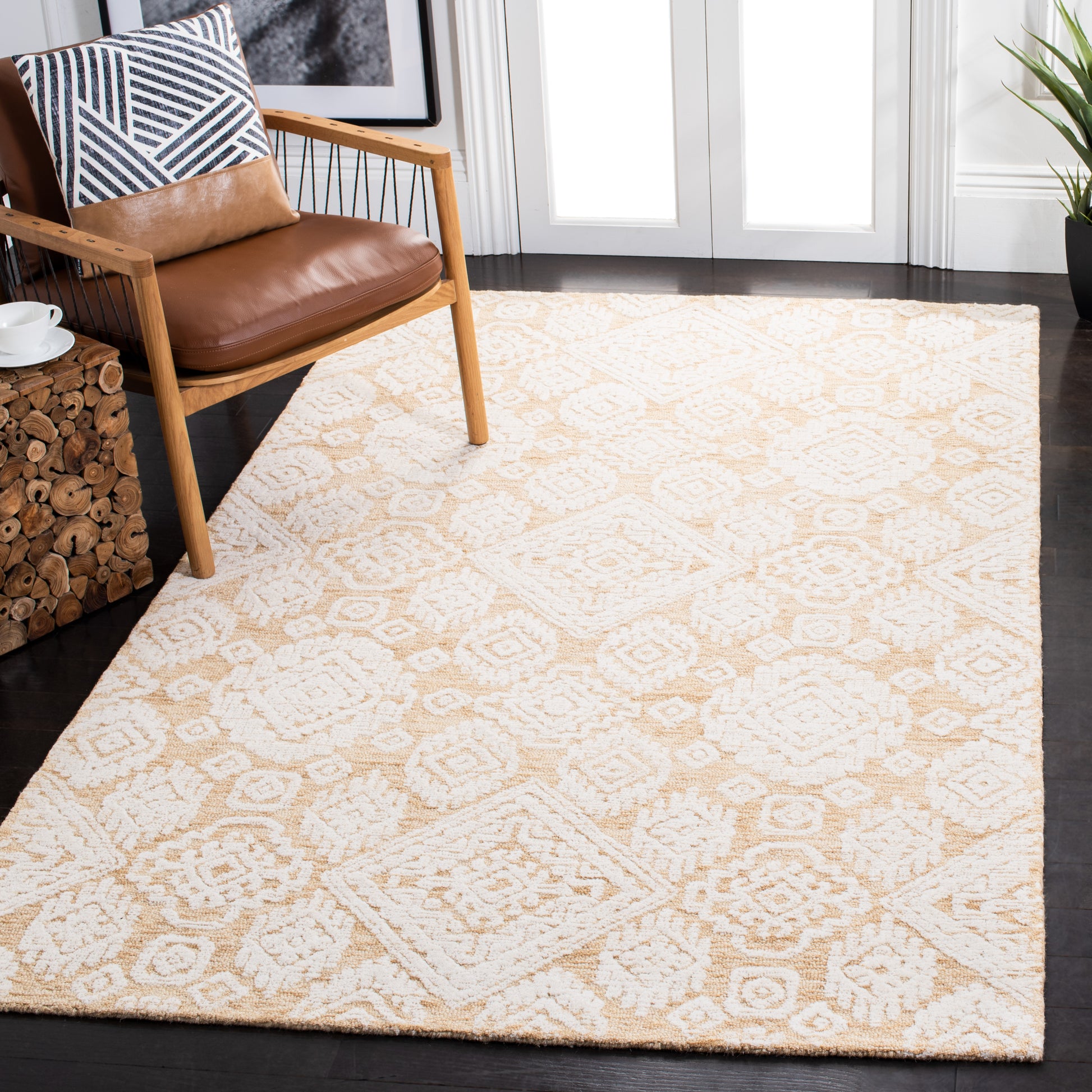 Safavieh Metro Met987D Gold/Ivory Area Rug