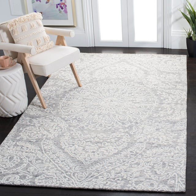 Safavieh Metro Met993F Grey/Ivory Rugs.