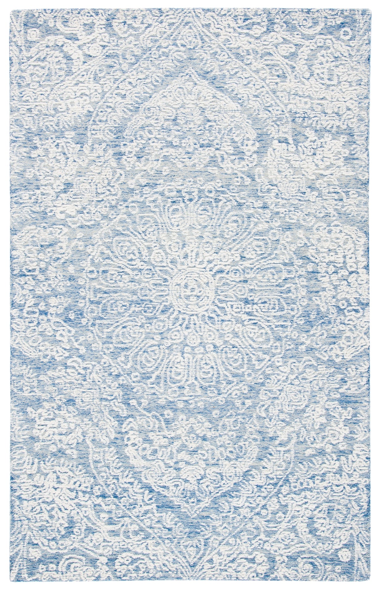 Safavieh Metro Met993M Blue/Ivory Rugs.