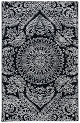 Safavieh Metro Met993Z Black/Ivory Rugs.